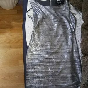 forever21 silver dress